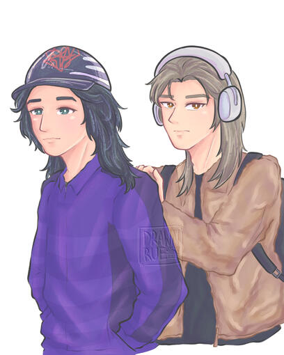 gaebabz_xdiz fanart by drawnrue gaebabz_xdiz fanart by drawnrue